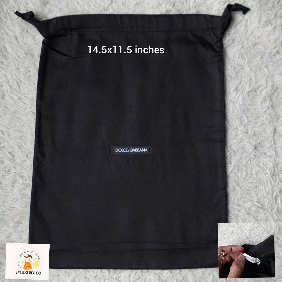 Dolce and gabbana dust bag hot sale