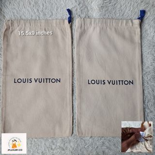 LOUIS VUITTON dust bag shoe approx. 15.5 X 9