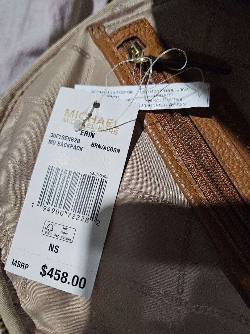 Authentic michael kors 2025 tag