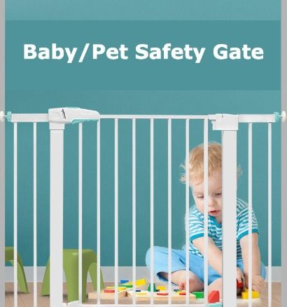 Baby gate with adjustable sales sides