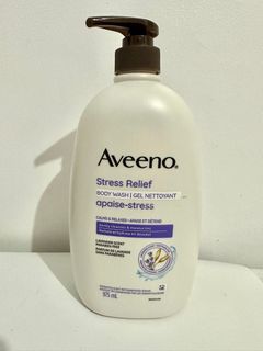 Aveeno Stress Relief Body Wash Lavender Scent from US