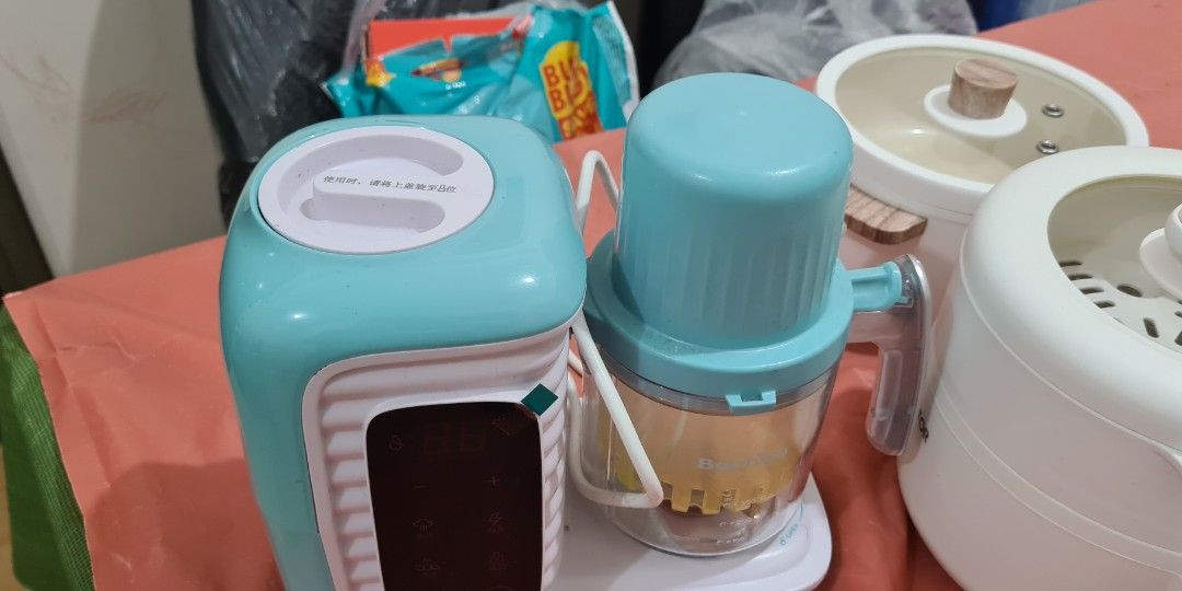 Baby Food Maker 5 in 1 (Category: Weaning & Toddler Feeding) located in Manila. Submitted by hansgan (Listing ID 1251275835, Image 3). Description: Steamer, blender ,bottle warmer, and sterilizer processor. cook nutrition food for baby Easy to use and clean FDA APPROVE BPA free Profesional brand MAKING SURE THAT YOUR Baby has a separate food cooker that is clean. check the price in the shopee..