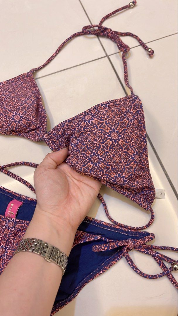 Balinese style 3 piece bikini, Women's Fashion, Swimwear, Bikinis