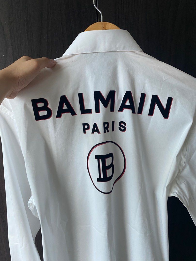 NEW Balmain Longsleeves (Category: Luxury Apparel) located in Manila. Submitted by keepitminimal (Listing ID 1251137528, Image 1). Description: Retails at PhP29,400. Selling for half the price! Guaranteed authentic. Bought this in a Balmain store overseas. Comes with a paper bag. .