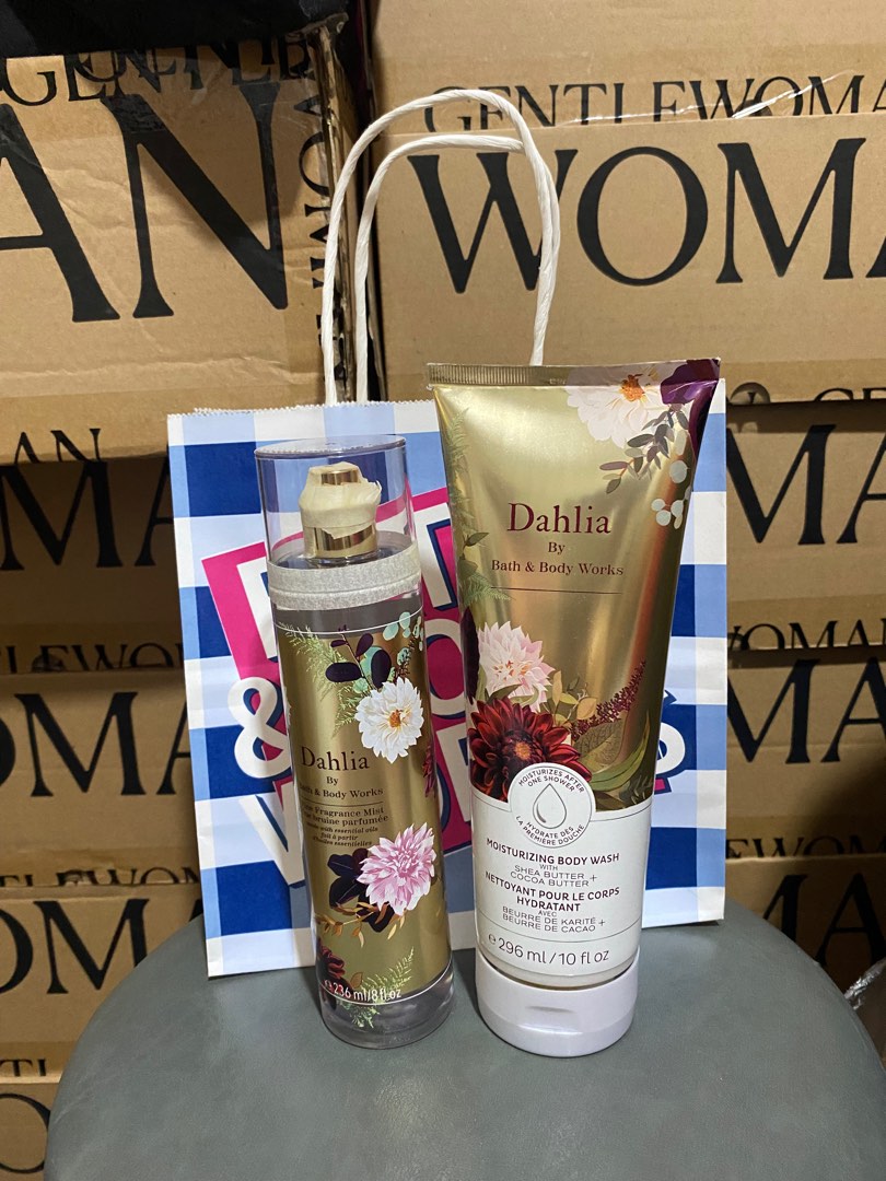 Bath and Body Works Dahlia Set on Carousell