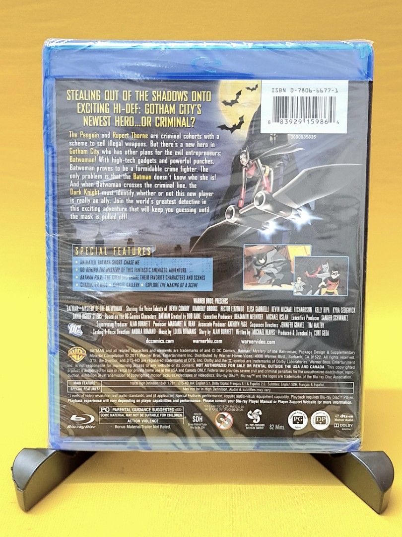 Batman Mystery Of The Batwoman Blu Ray 🔥BATMAN MYSTERY OF THE BATWOMAN😟 BLU-RAY NEW SEALED!, Hobbies & Toys