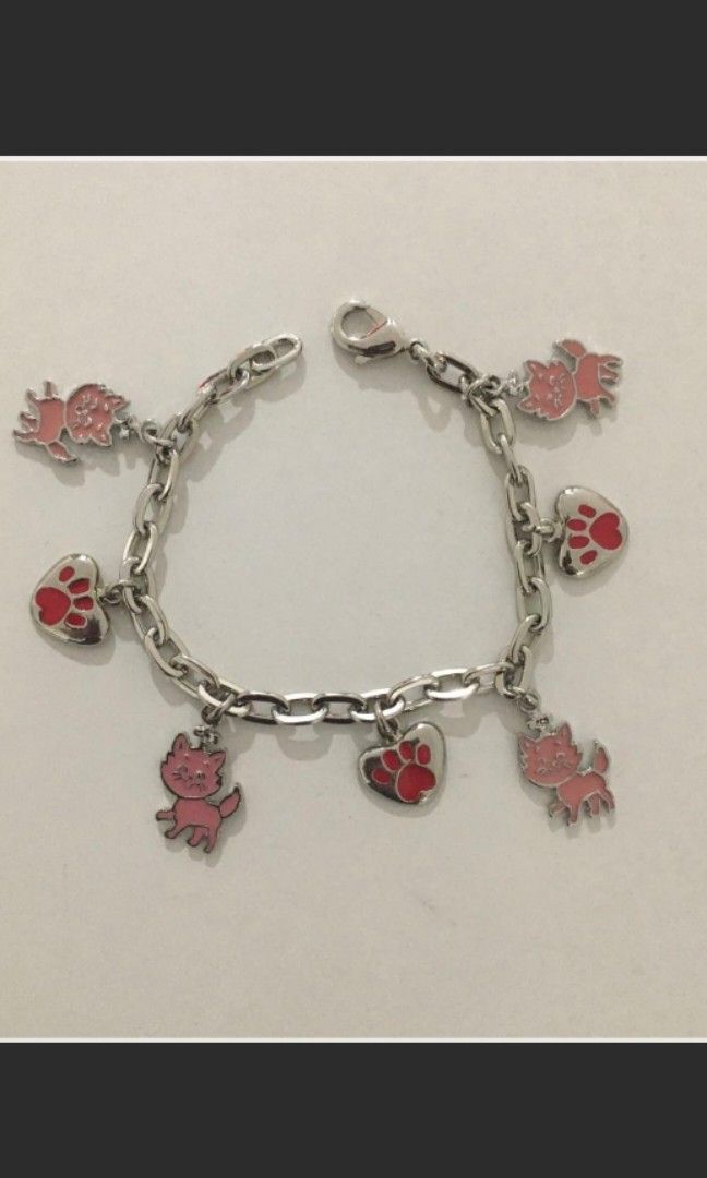 Cat charm on sale for bracelet