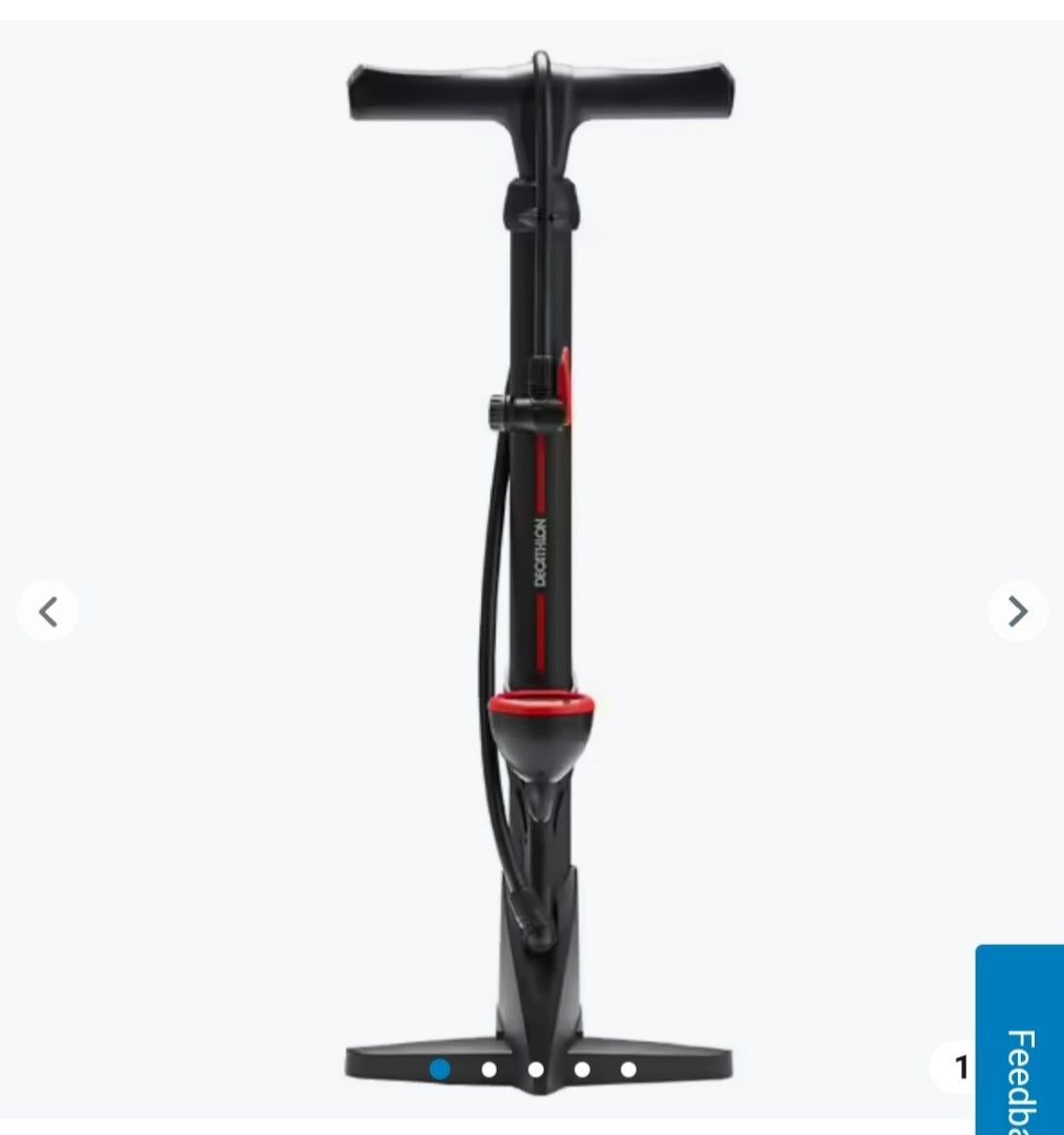 Bicycle Floor Pump Btwin 500, Sports Equipment, Bicycles & Parts, Parts