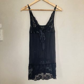 Black Lace Nightie Coquette Dress