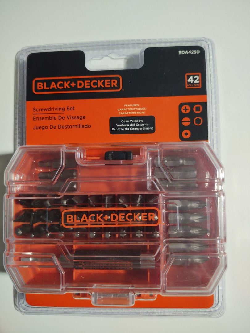 BLACK+DECKER Screwdriver Bit Set 42-Piece BDA42SD - Tools