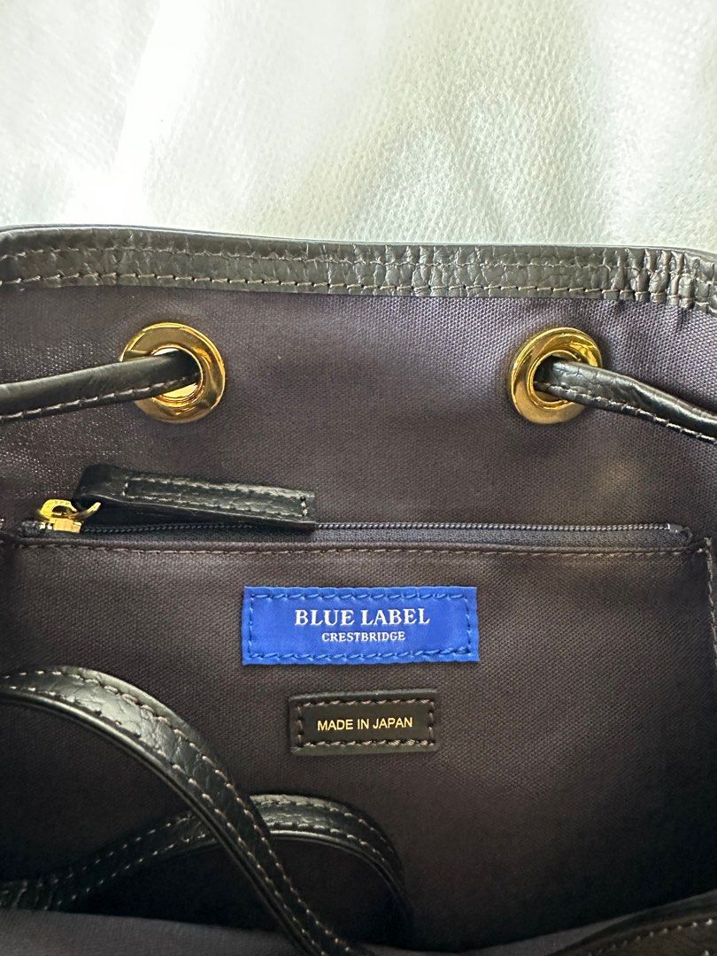 Blue Label Crestbridge bucket bag, Women's Fashion, Bags & Wallets ...