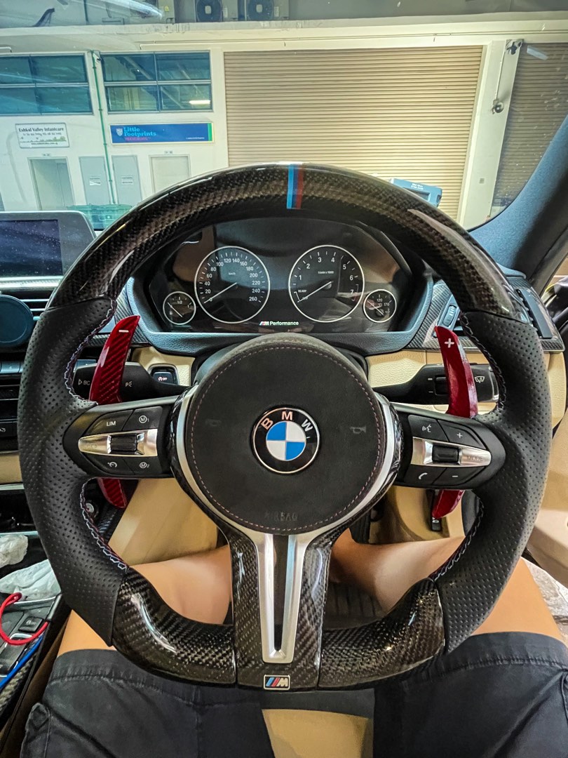 BMW F30 Carbon Alcantara Steering Wheels, Car Accessories, Accessories