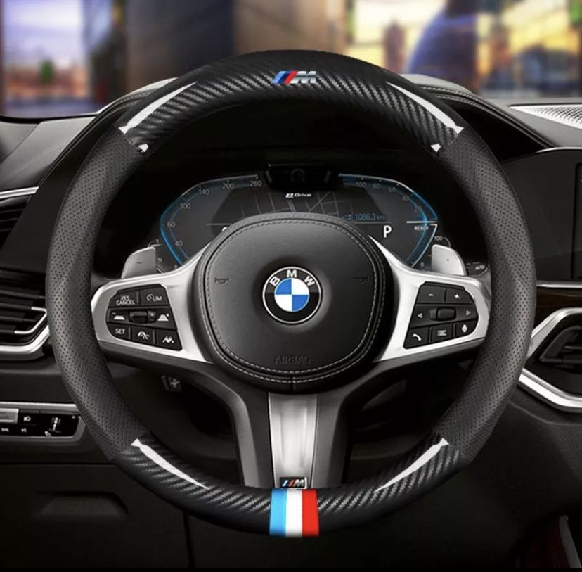 BMW M Performance logo Steering Wheel Cover, Car Accessories ...