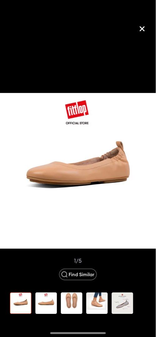 Allegro ballet on sale flat fitflop