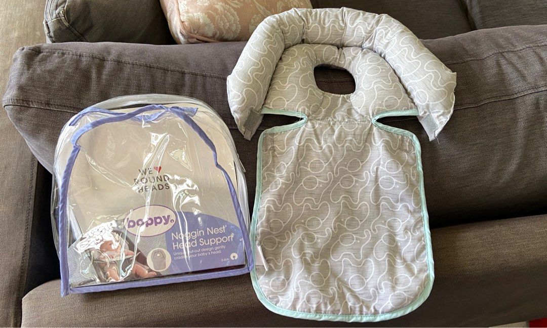 Boppy noggin store nest baby pillow