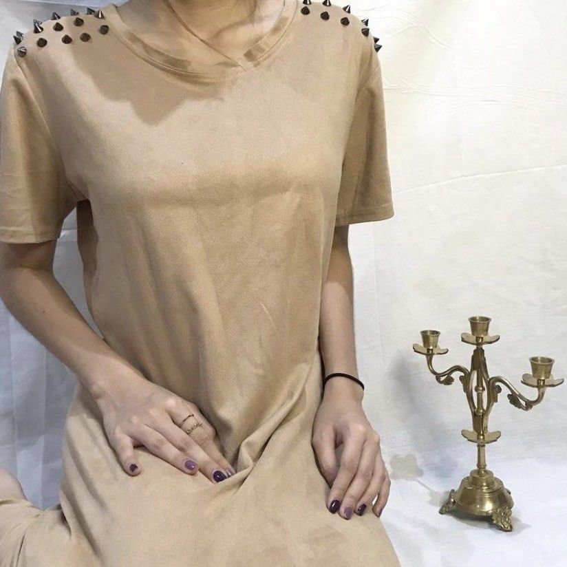 Brown Nude Dress On Carousell