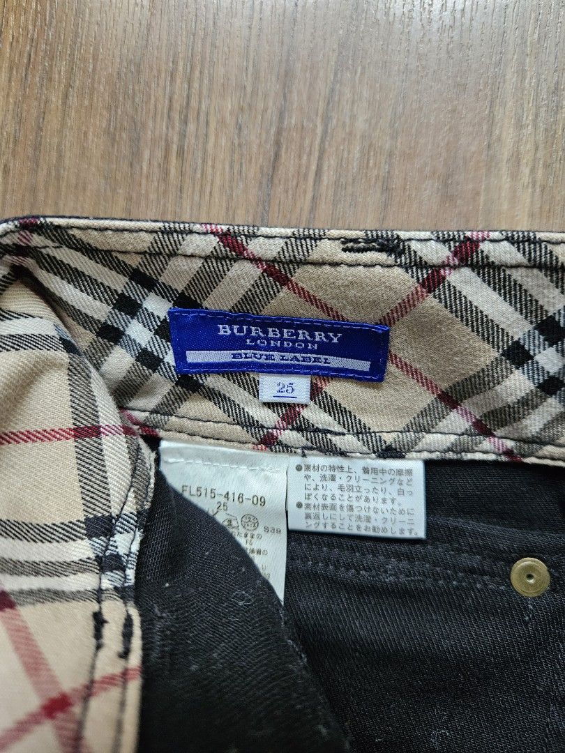 Burberry blue label tag clearance