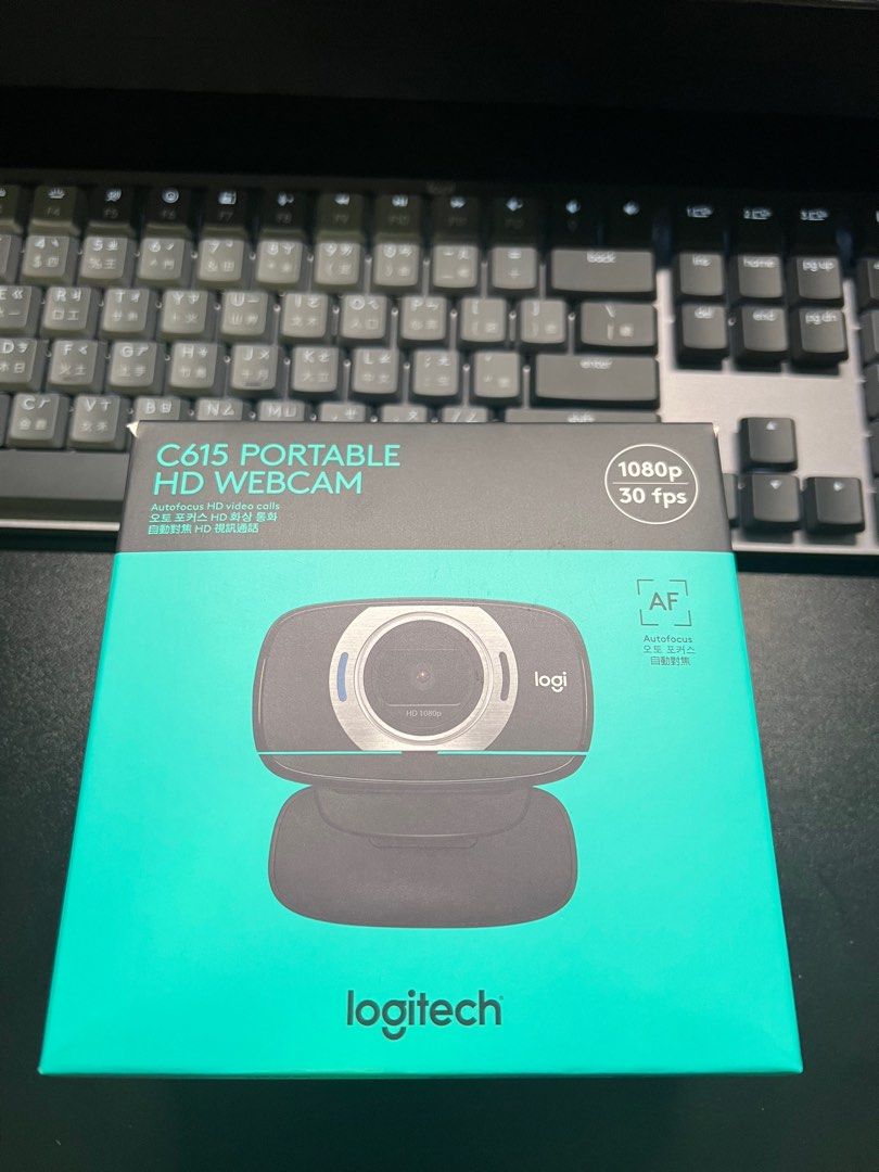 Logitech HD Portable 1080p Webcam C615 with Autofocus (960-000733