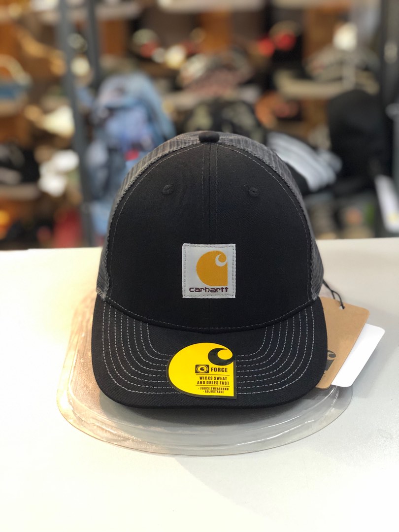 Carhartt Trucker Grey Mesh Cap, Men's Fashion, Watches & Accessories