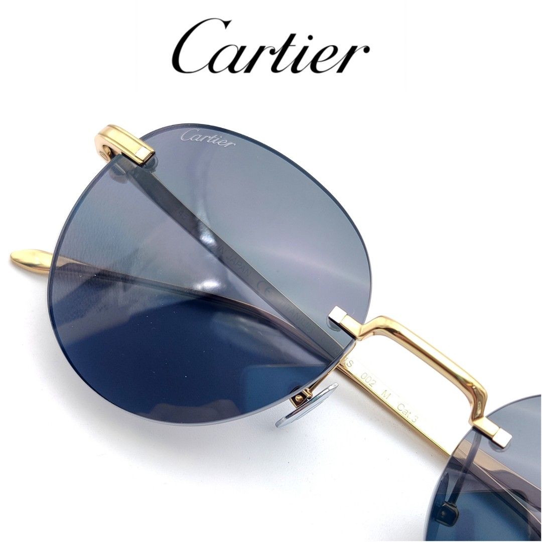 Cartier rimless sunglassee Men s Fashion Watches Accessories