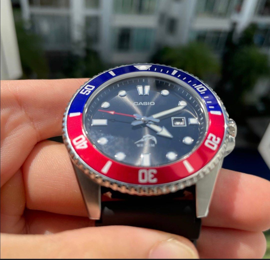 Casio 2024 pepsi bezel