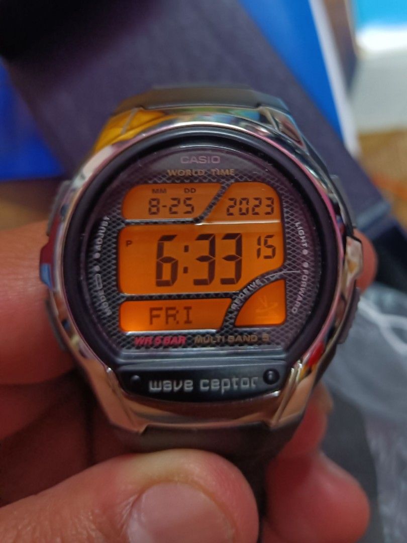 Setting casio hotsell wave ceptor