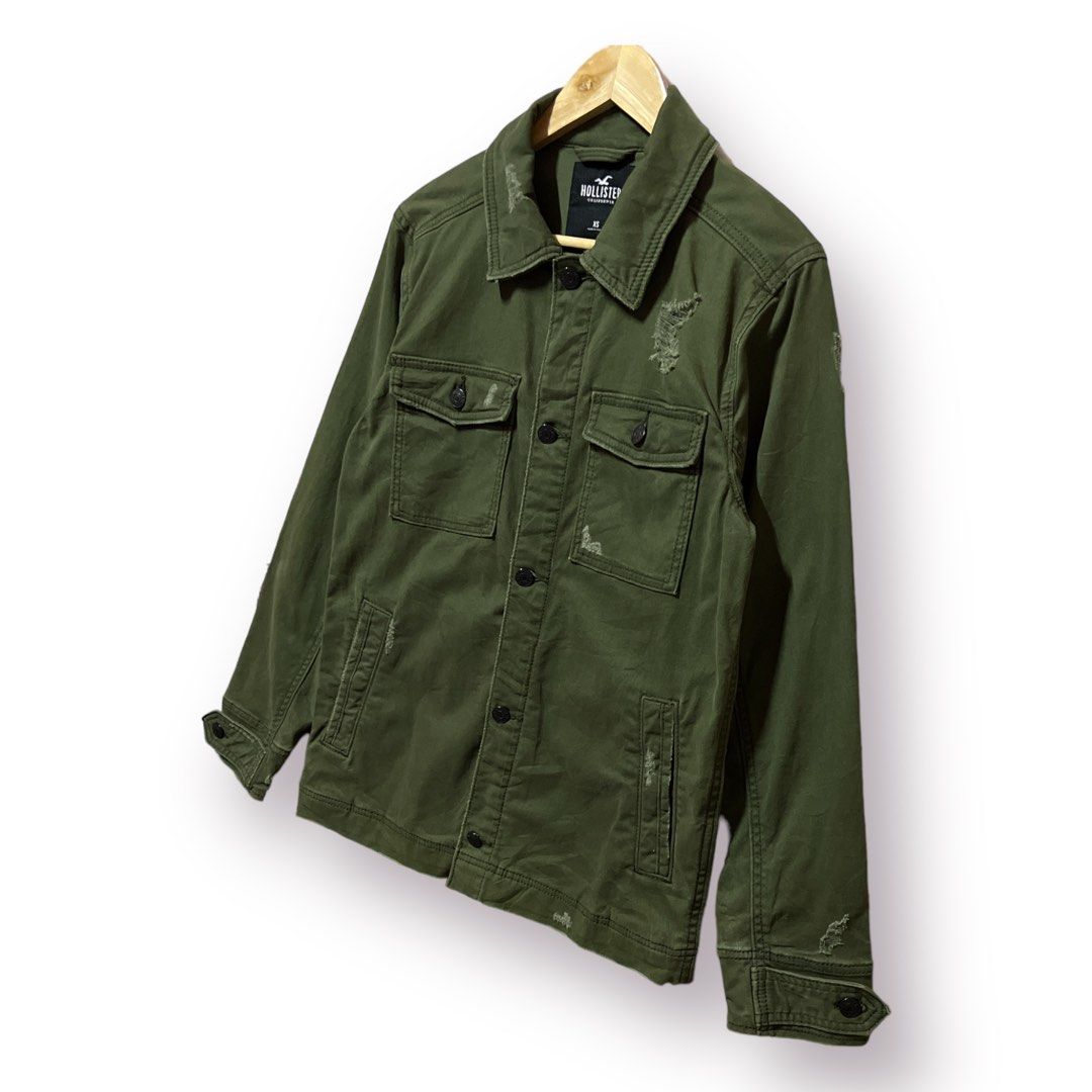 Hollister military jacket store