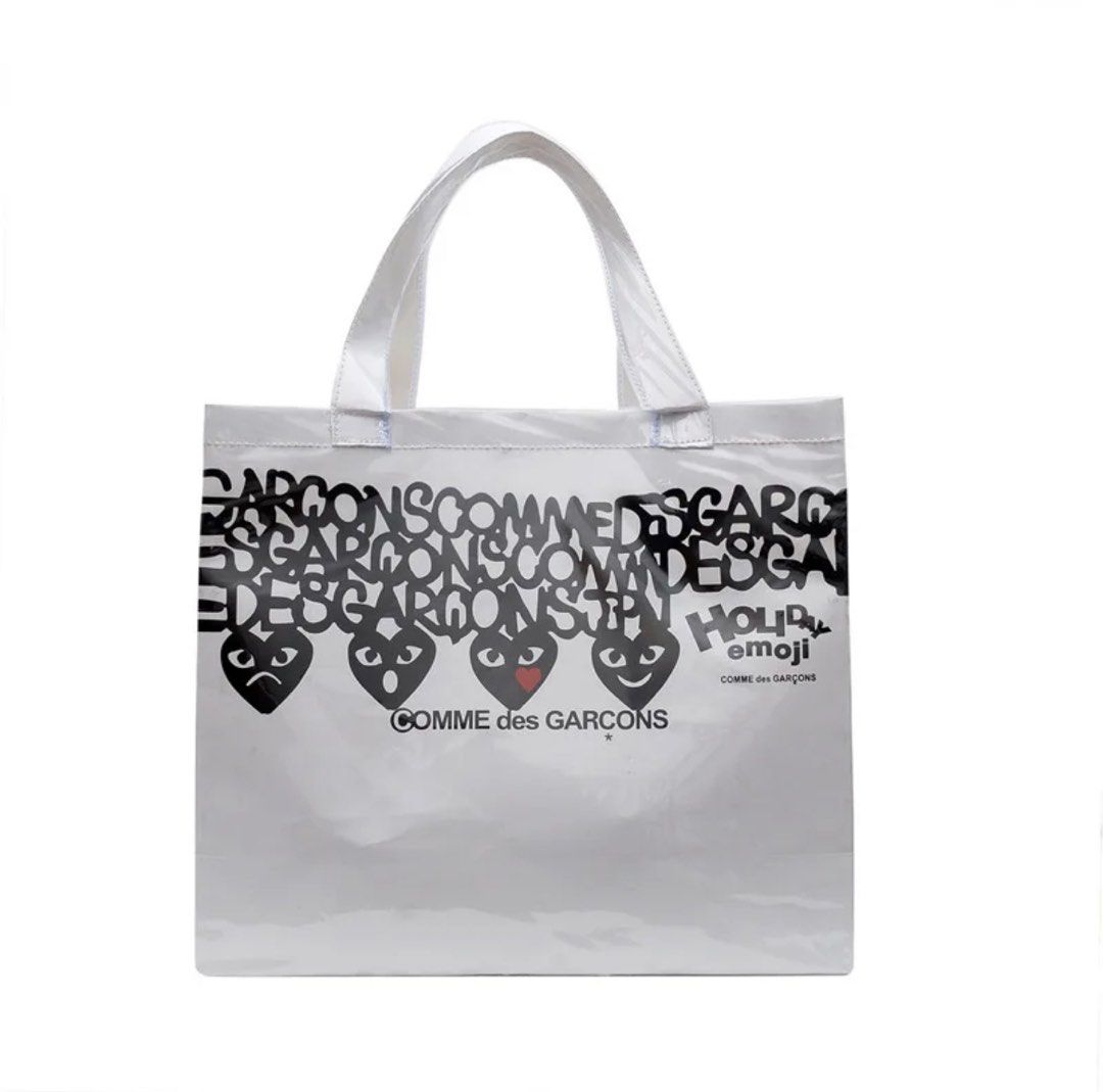 Comme des garcons holiday emoji tote bag clearance