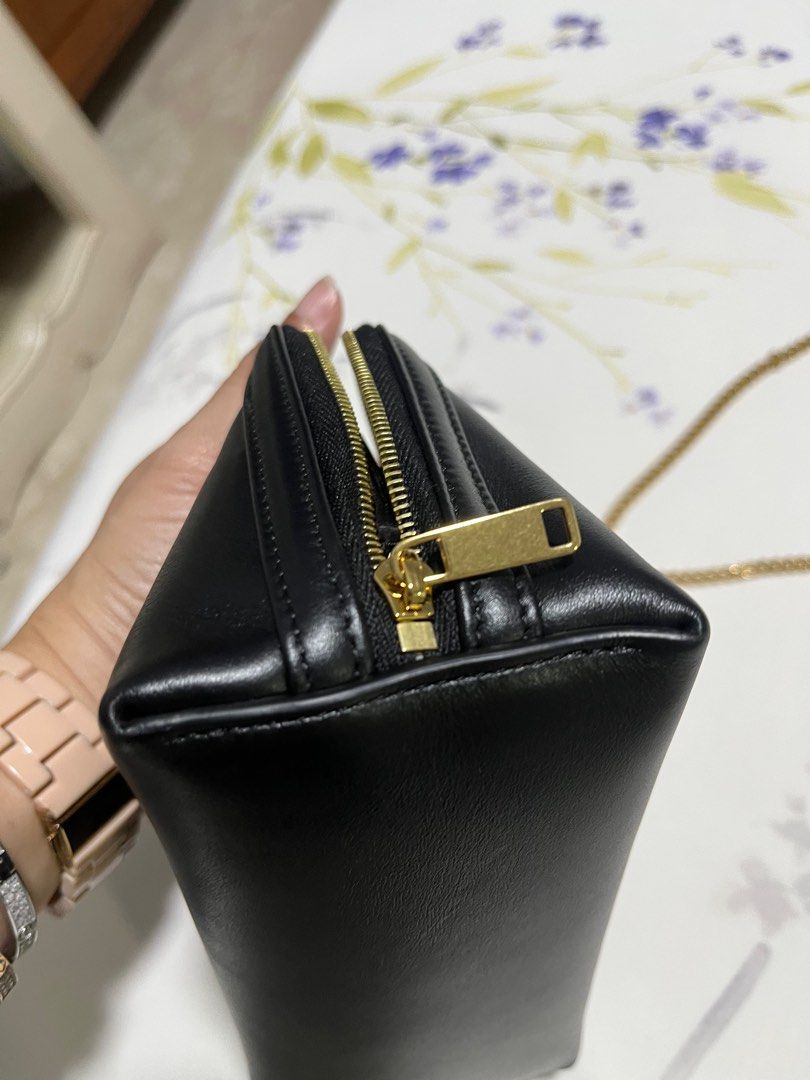 Shop CELINE Clutch on Chain Cuir triomphe in smooth calfskin (10E383DR8) by  LondonMall