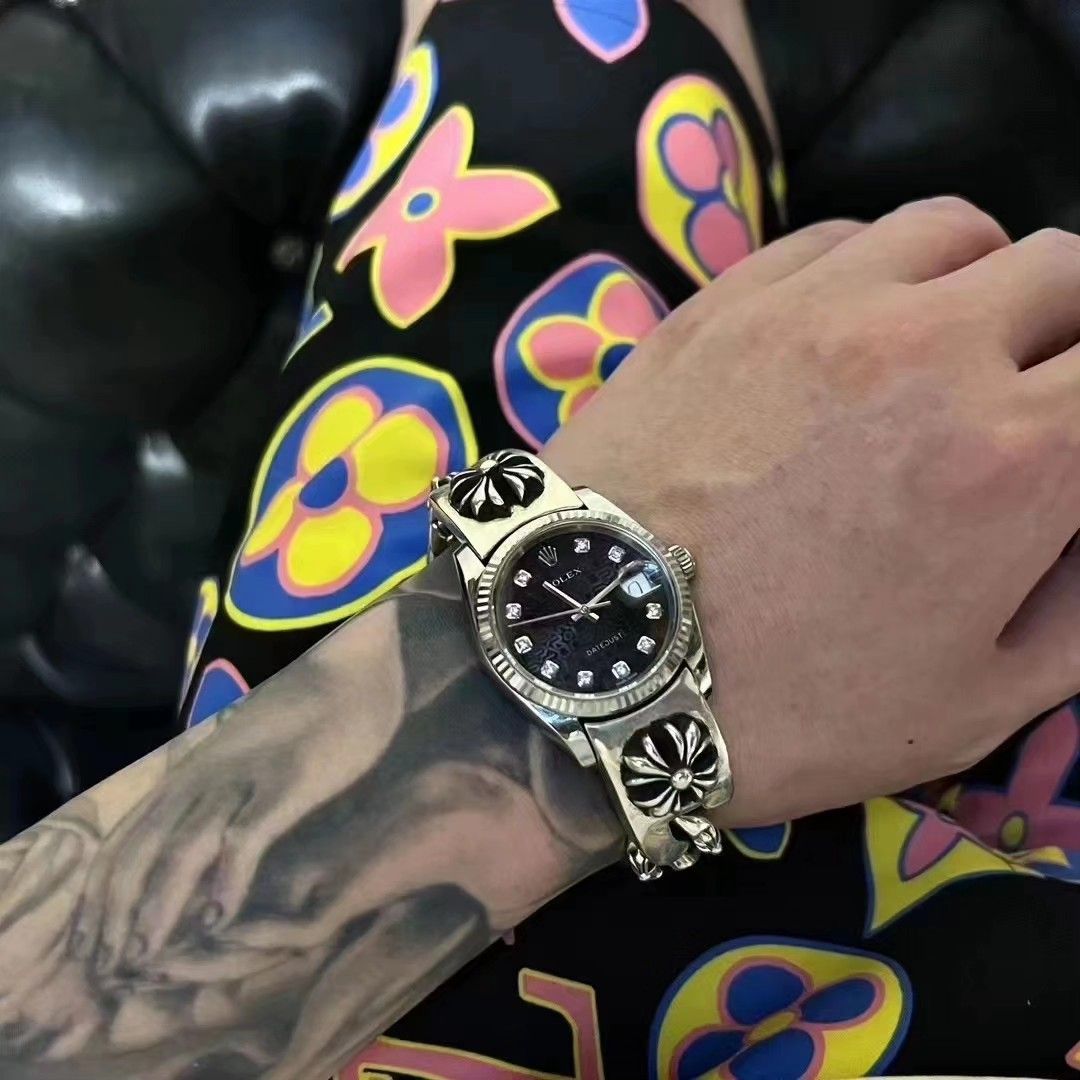 Chrome hearts watch discount bracelet