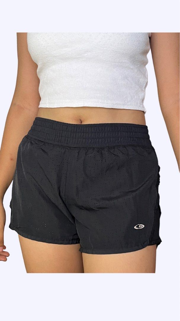 Champion Black Running Shorts Women s Fashion Activewear on