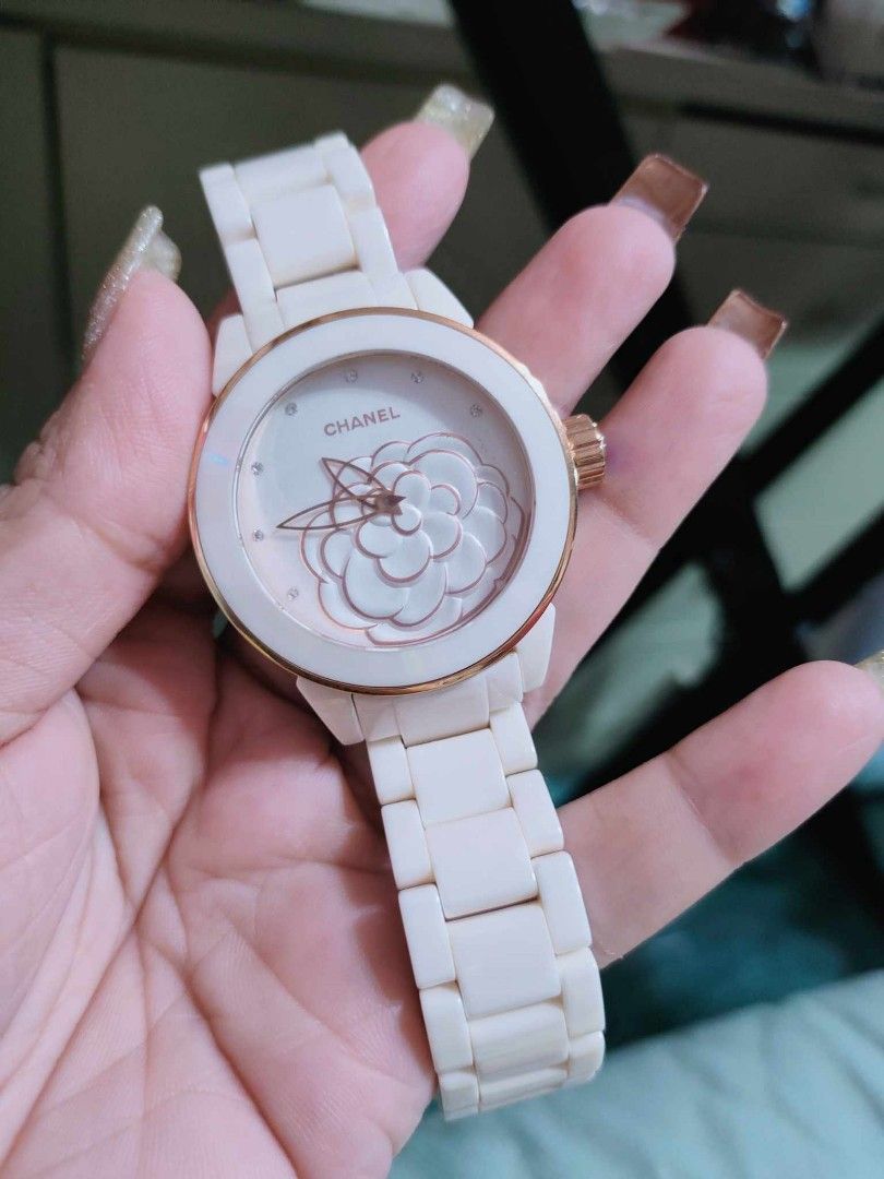 Chanel flower watch clearance