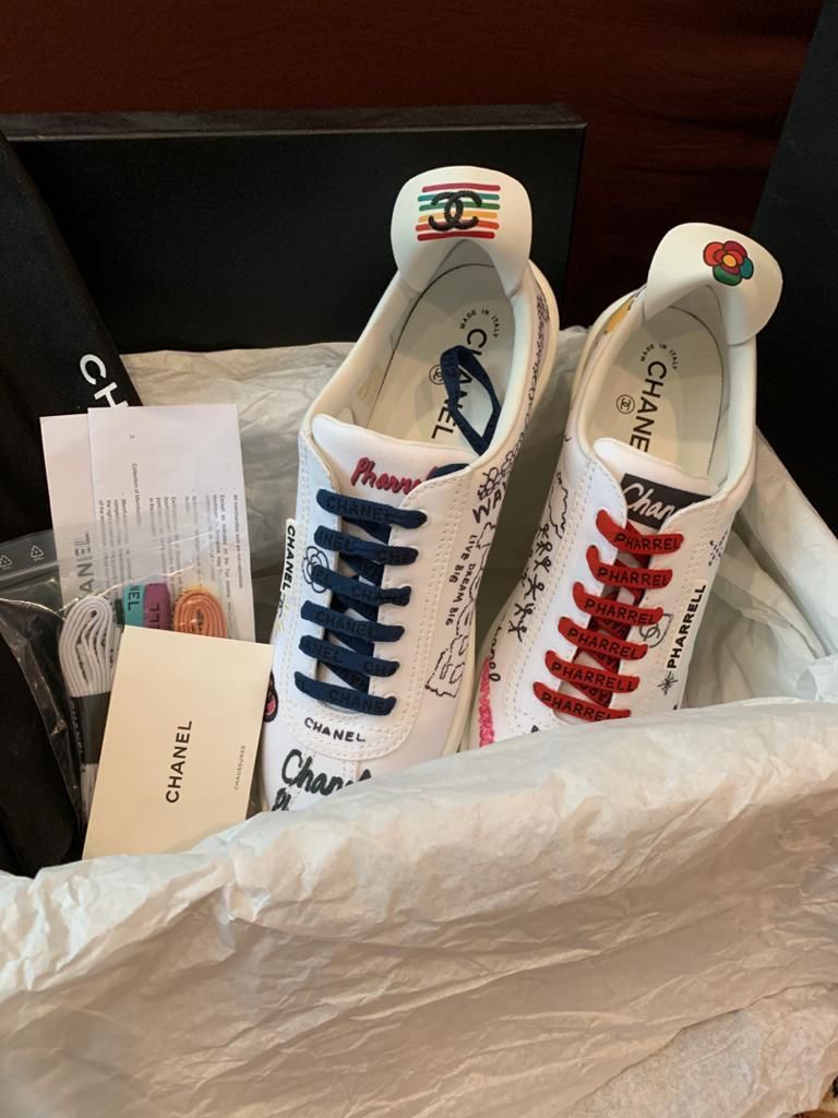 Chanel Pharrell Williams, Luxury, Sneakers & Footwear on Carousell