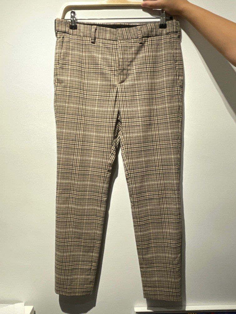 Checkered formal clearance pants
