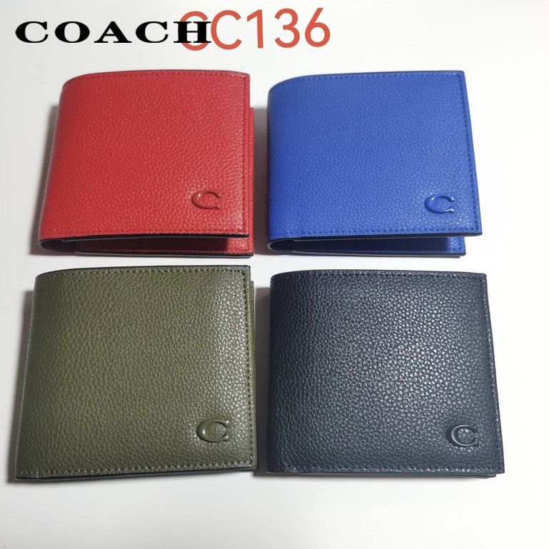 Coach Double Billfold Wallet CC136 Men s Fashion Watches Accessories Wallets Card Holders on Carousell