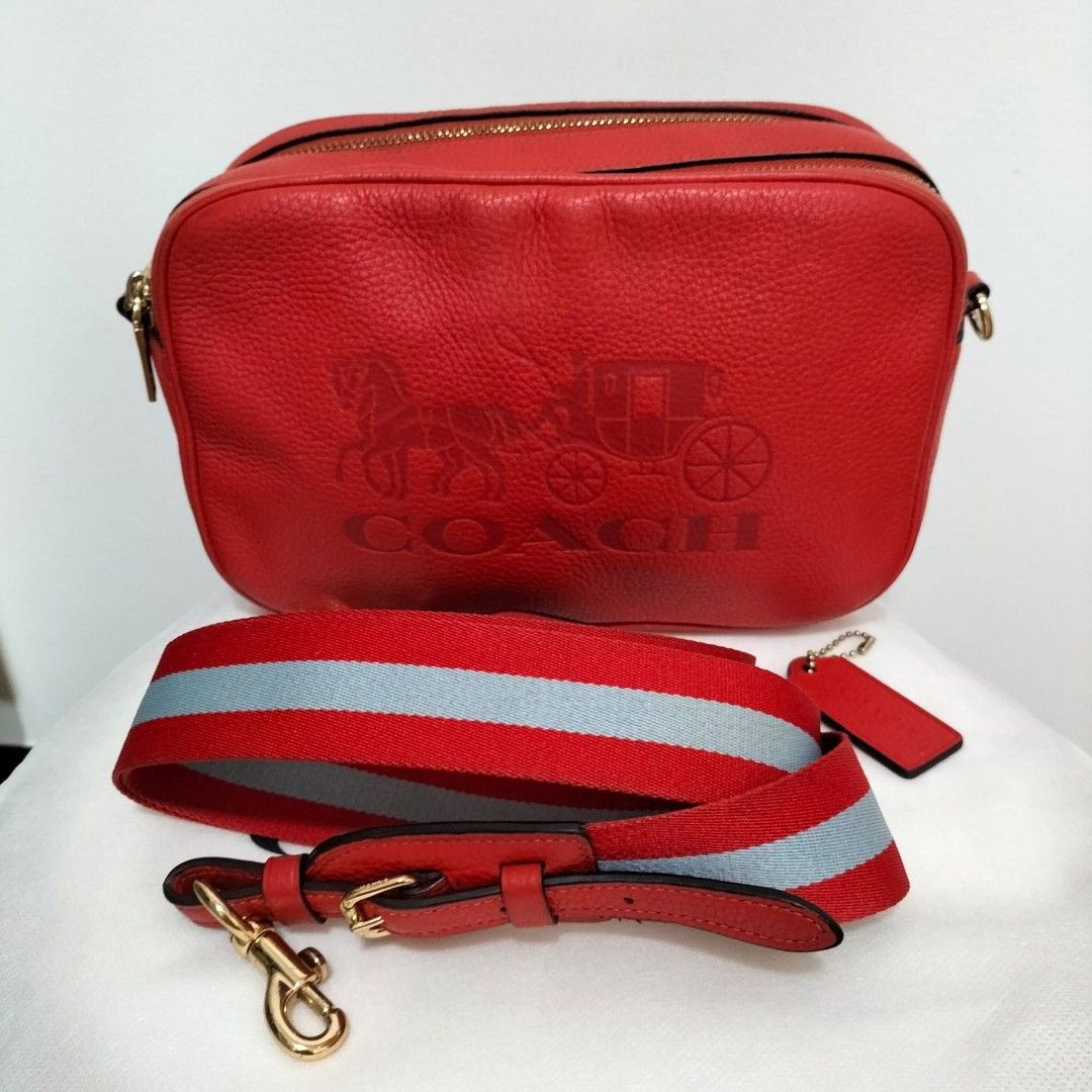 Red coach crossbody bag shop