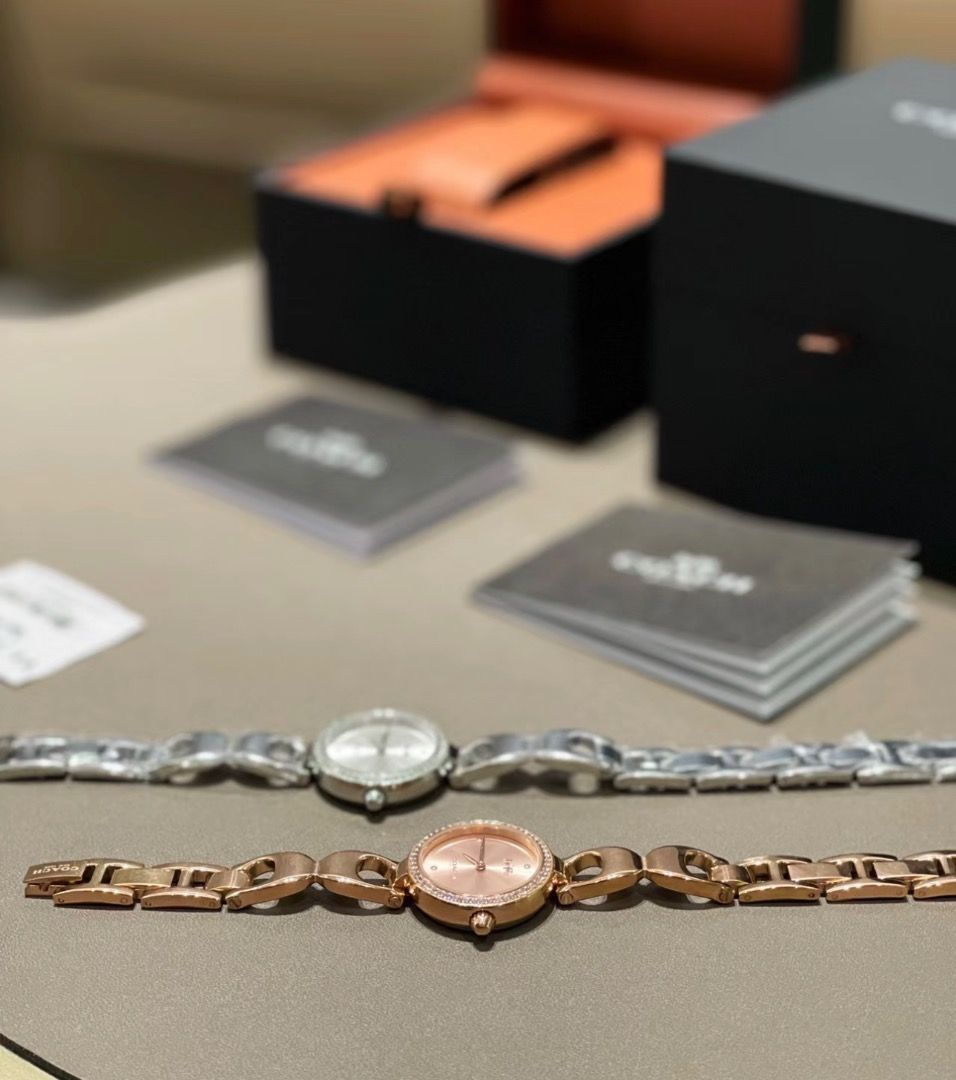 Coach watch 2025 and bracelet set