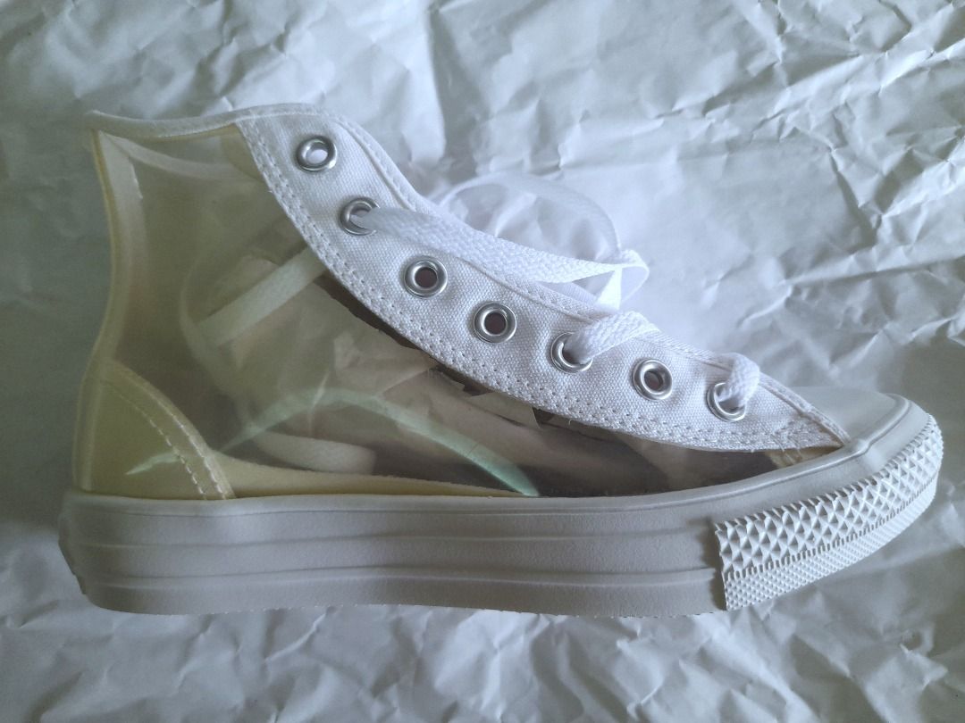 Converse clear material sales