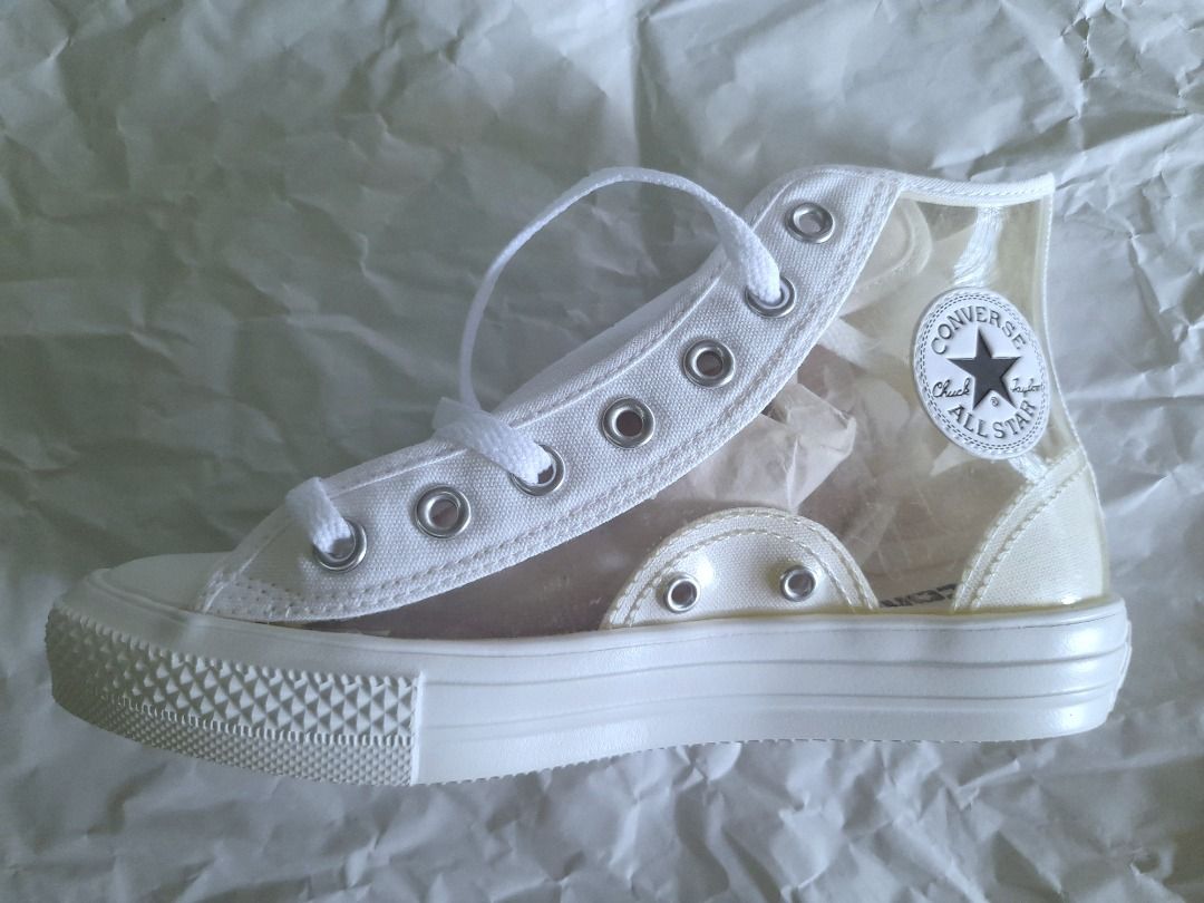 Converse all star light clear material hi hotsell