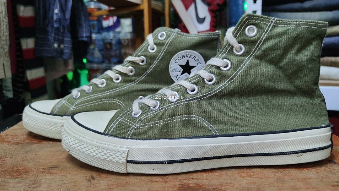 Converse C70 green army