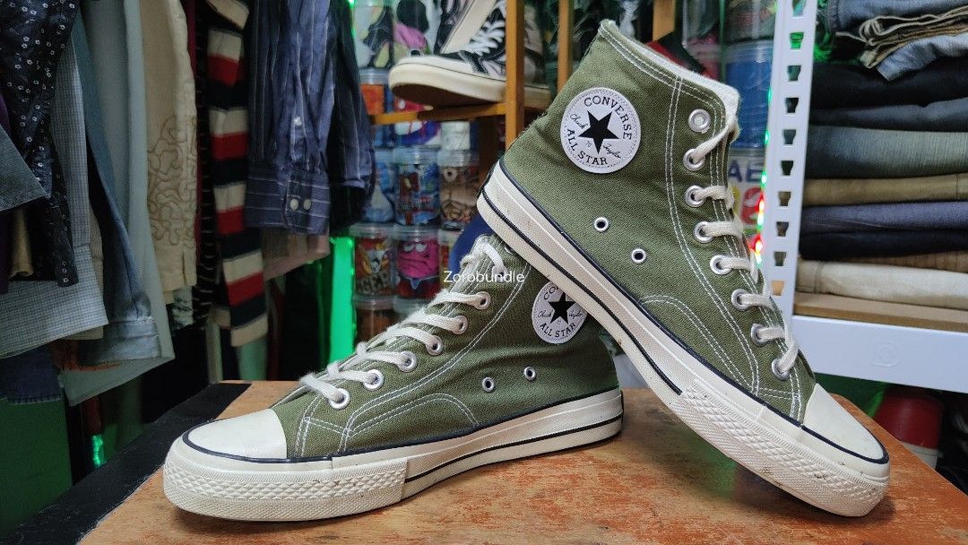 Converse top green army