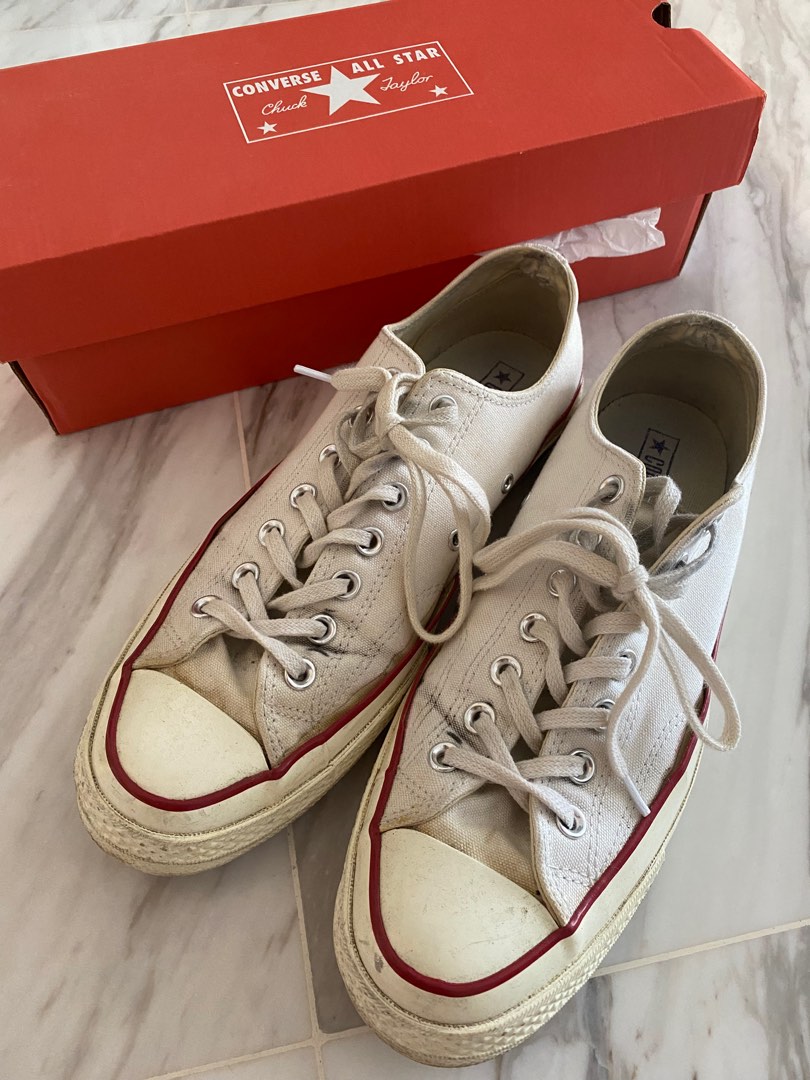 Converse Chuck 70 low cut white Women s Fashion Footwear