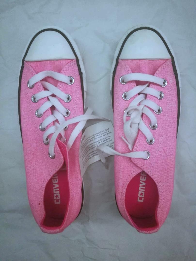 Converse Chuck Taylor All Star Neon Pink Sneakers Shoes Original