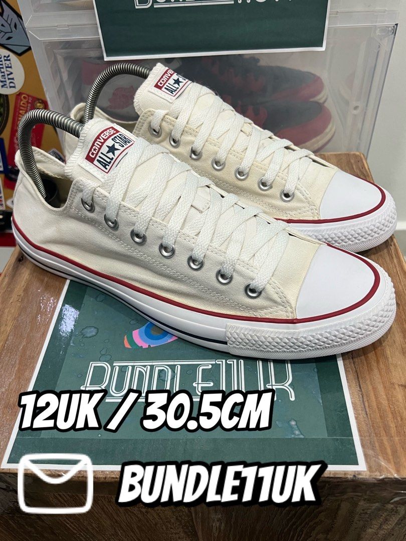 Converse Chuck Taylor All Star Low Optical White 12UK Men s