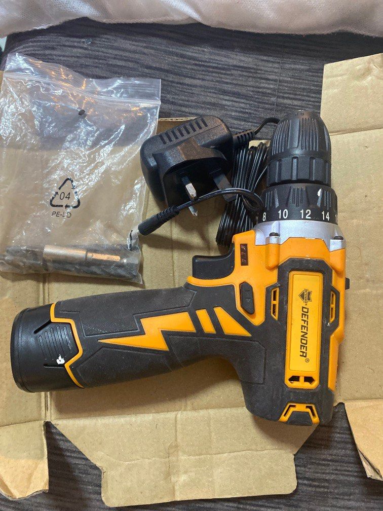 Defender cordless outlet drill 12v