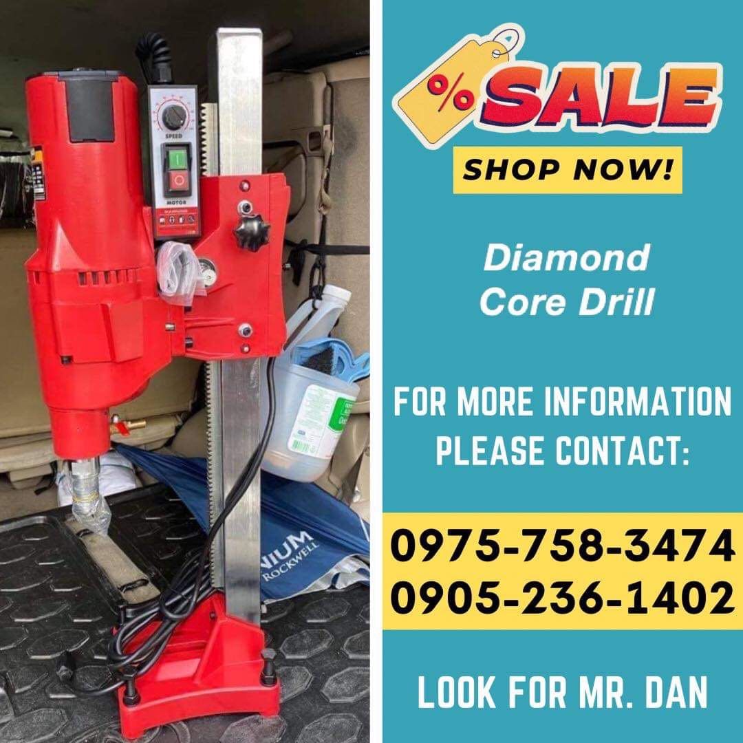 Coring machine (Category: Construction Tools & Equipment) located in Manila. Submitted by cathvesta_sales (Listing ID 1251132002, Image 1). Description: 📌DIRECT SUPPLIER 📌IMPORTER FACTORY DISCOUNTED PRICE SALE❗️❗️❗️ SALE ❗️❗️❗️SALE ❗️❗️❗️ FOR INQUIRIES AND FASTER TRANSACTIONS PLS MESSAGE OR CALL; ☎️0905-236-1402 ☎️0975-758-3474 📲0905-236-1402 (VIBER NUMBER) Look for Ms. Cath Products: ▫️Machinery ▫️Electrical ▫️Valves & Fittings ▫️ Metals ( St