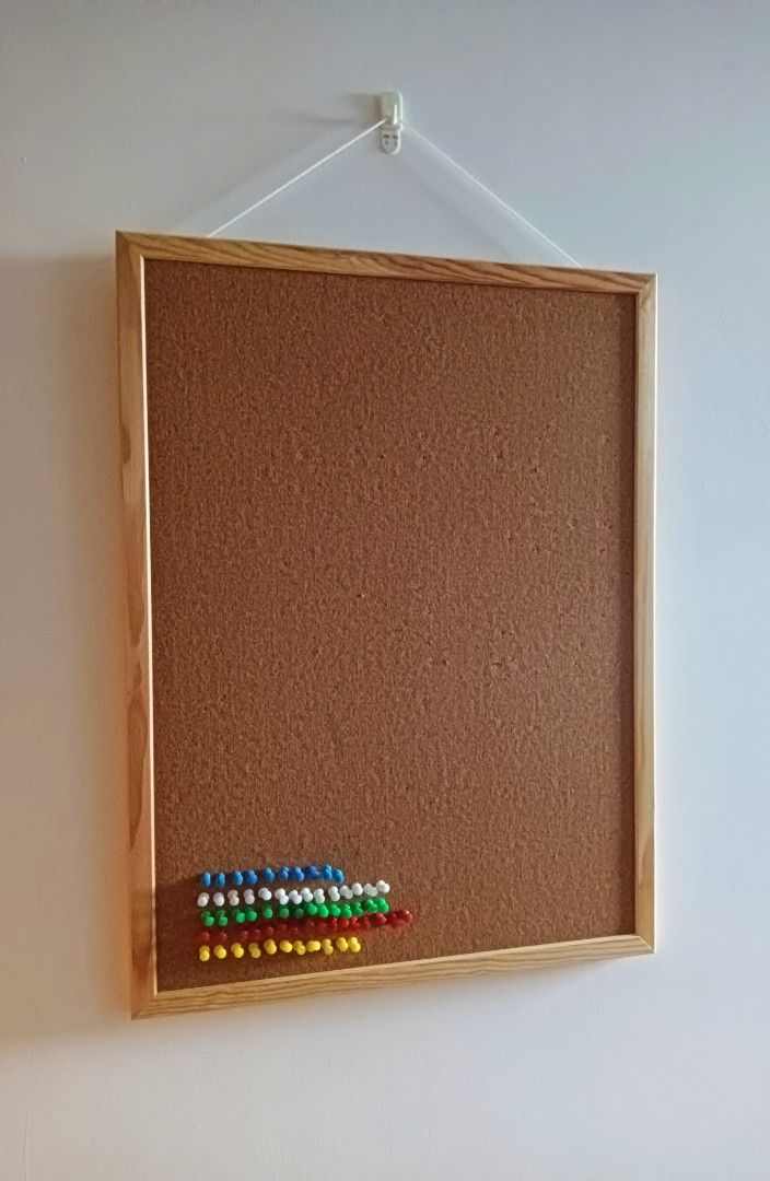 Cork Board 60 x 45 cm, Hobbies & Toys, Stationery & Craft, Craft