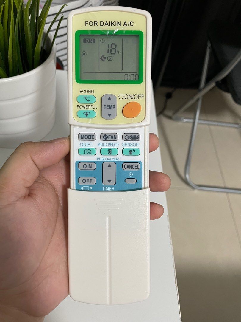 Daikin Econo Aircon Remote Control ARC433B47, TV & Home Appliances, Air Conditioners & Heating