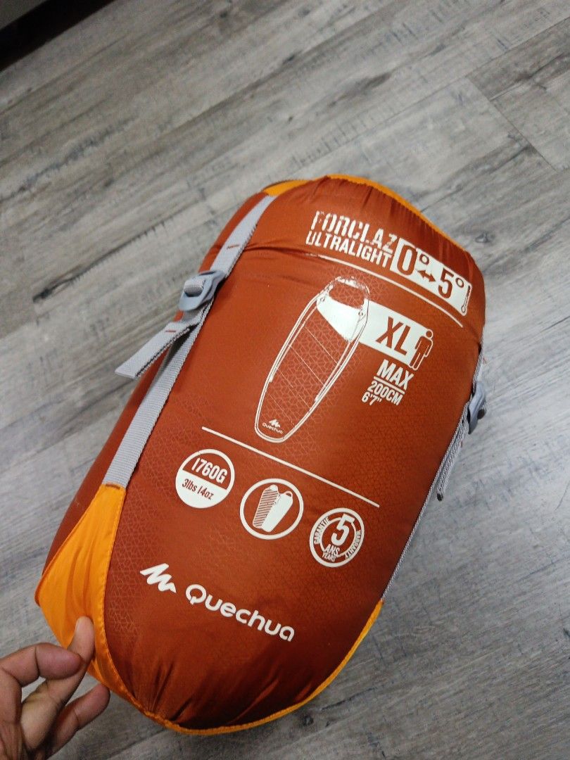 Decathlon ultralight sleeping bag hotsell