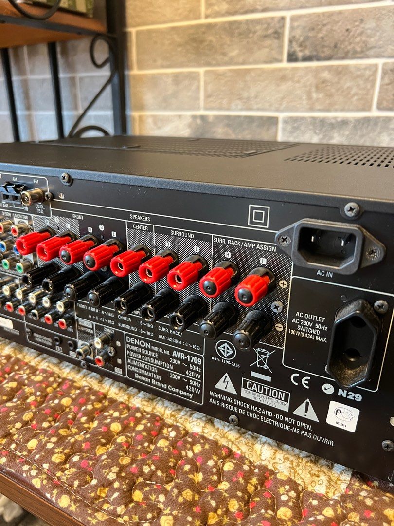 Denon AVR1709, Audio, Soundbars, Speakers & Amplifiers on Carousell